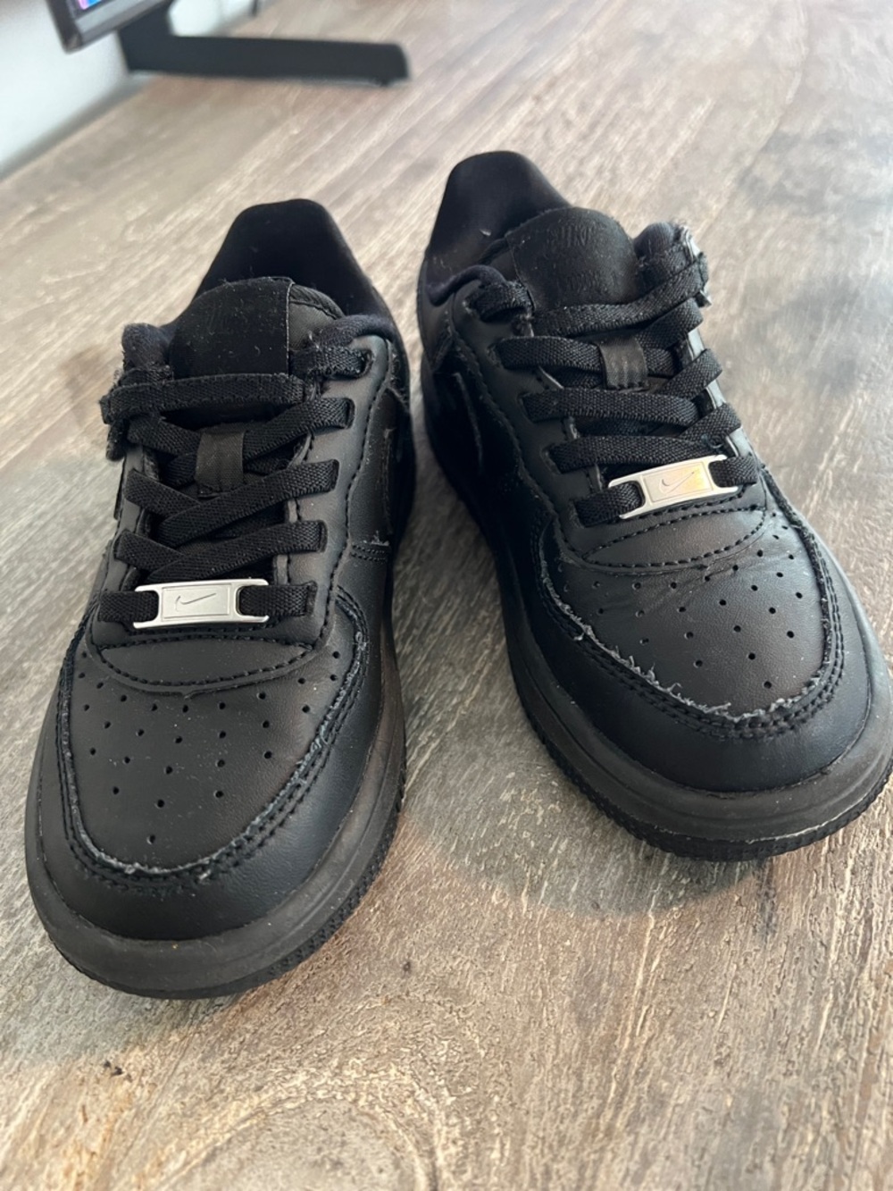 Nike Air Force One Low Black 
Toddler Size 10